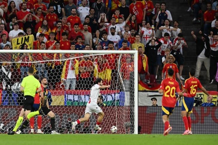 الهدف الأول بشباك إسبانيا في يورو 2024.. نورمان يسجل لجورجيا في مرماه (فيديو)